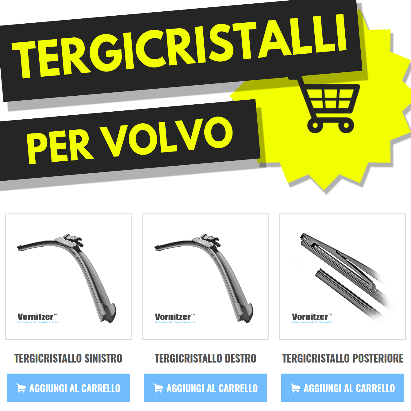 VAICO V40-4136 Serie bracci tergi, Pulizia cristalli